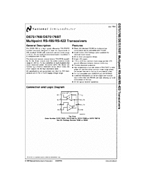 DataSheet DS75176BT pdf